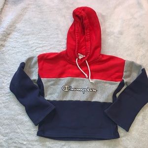 Cropped champion hoodie
